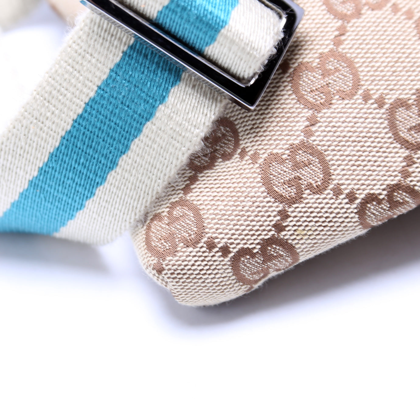 Gucci  GG Canvas Waist Bag Blue