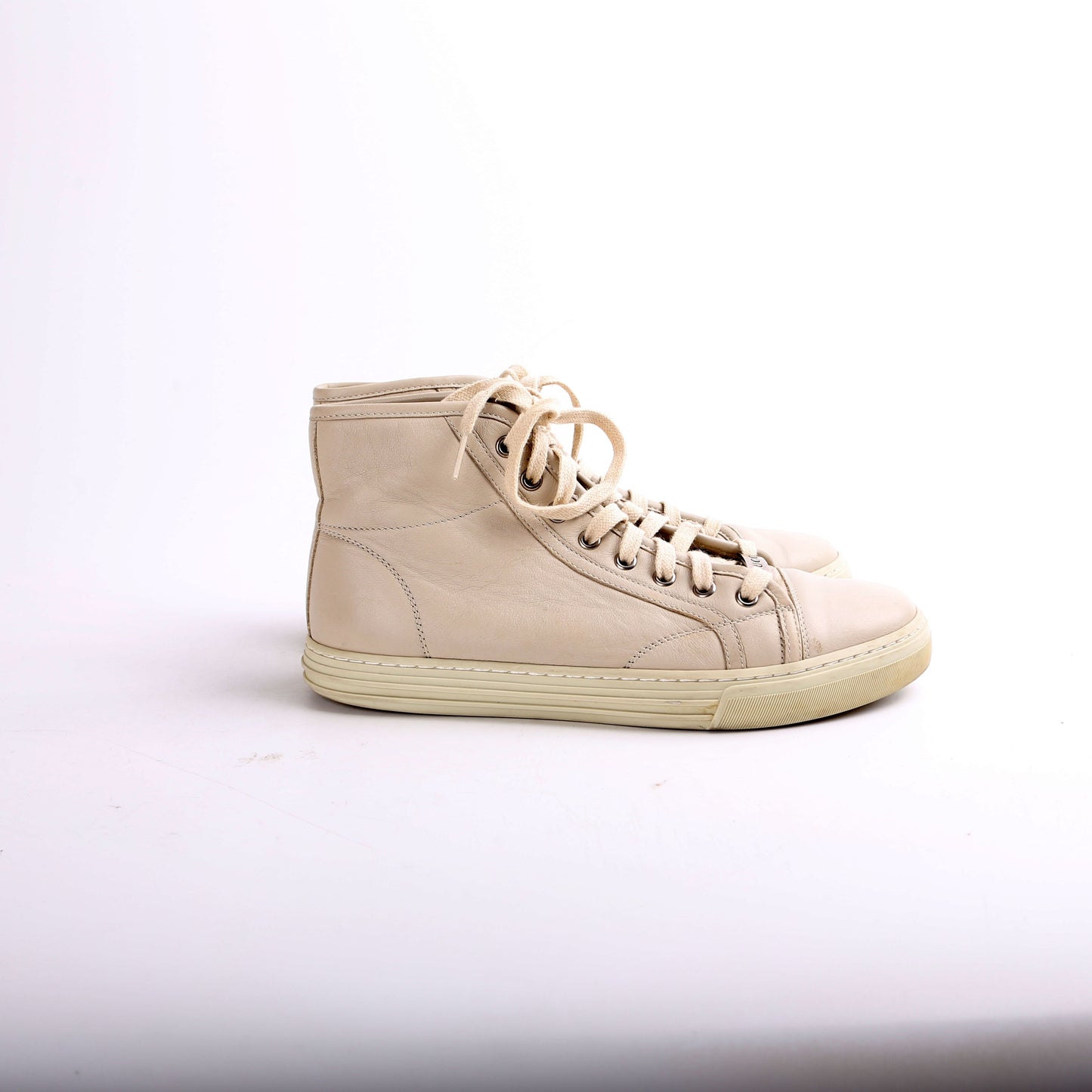 Gucci Leather High Top Sneakers Men Size . (.)