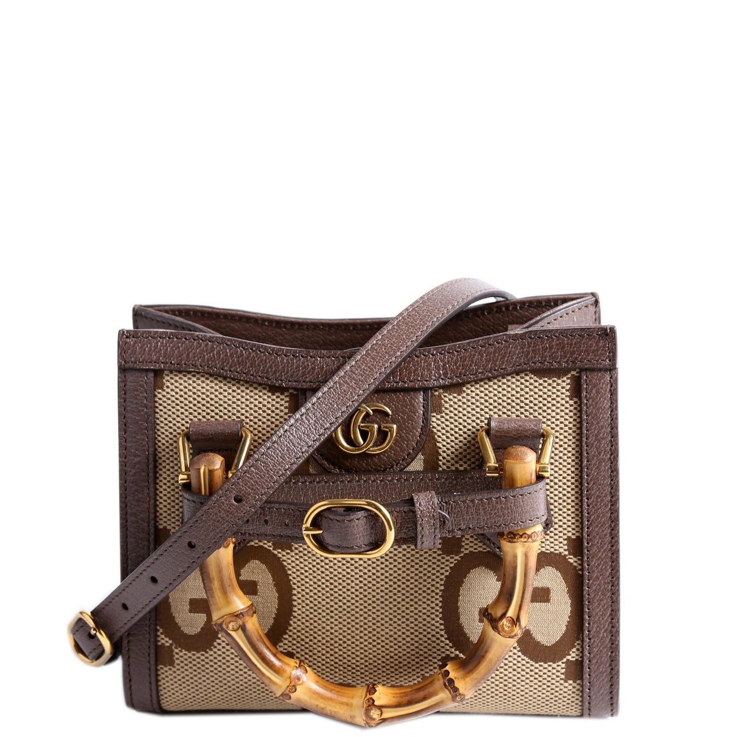 Gucci  Jumbo GG Canvas Diana Mini Tote Bag
