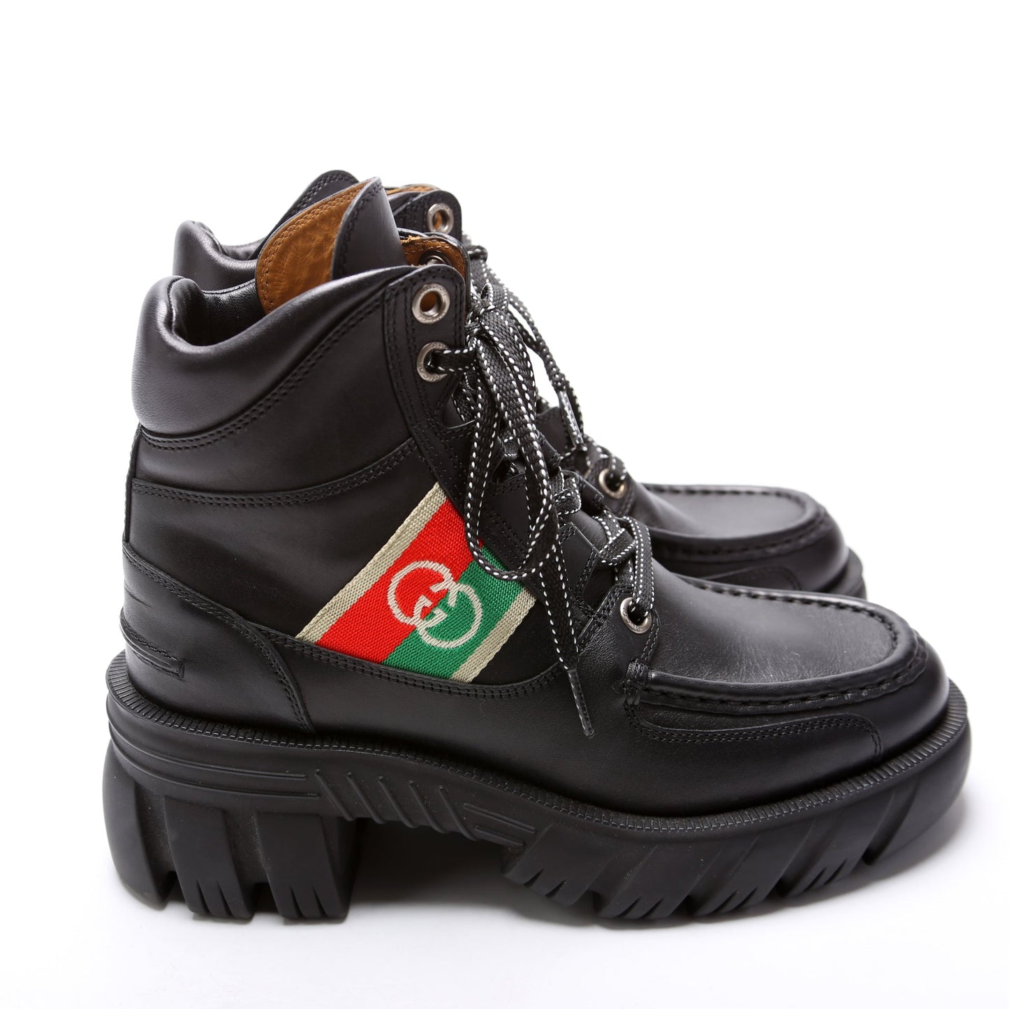 Gucci Interlocking GG Ankle Boots Size . Black