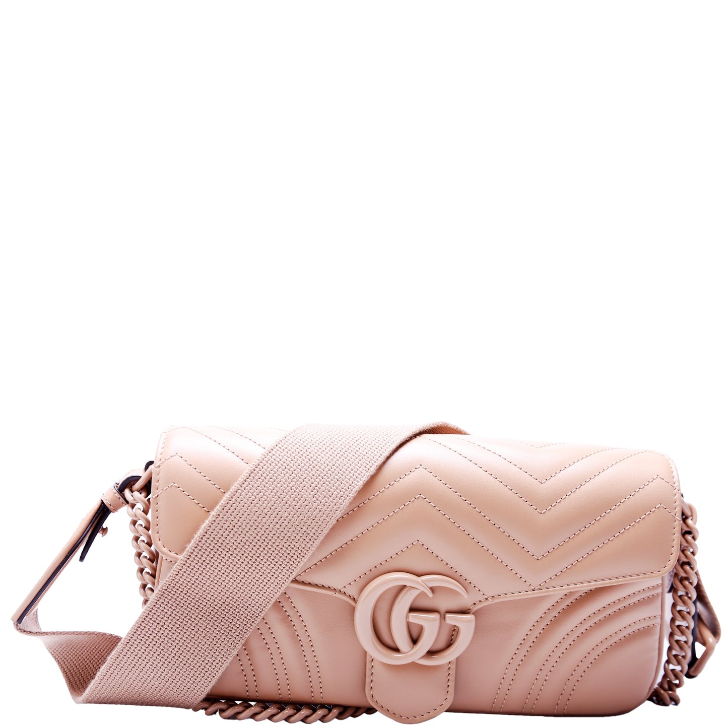Gucci  Marmont Monochrome Shoulder Tan