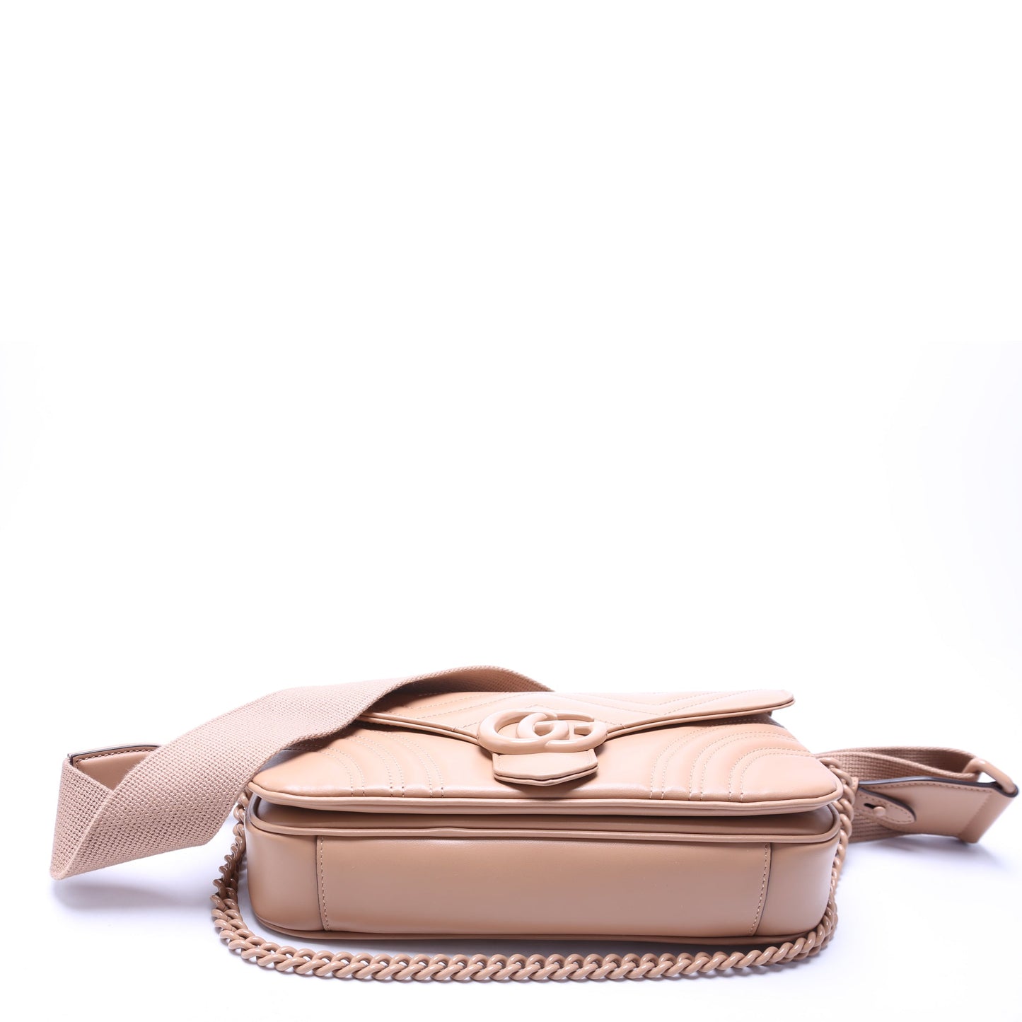 Gucci  Marmont Monochrome Shoulder Tan