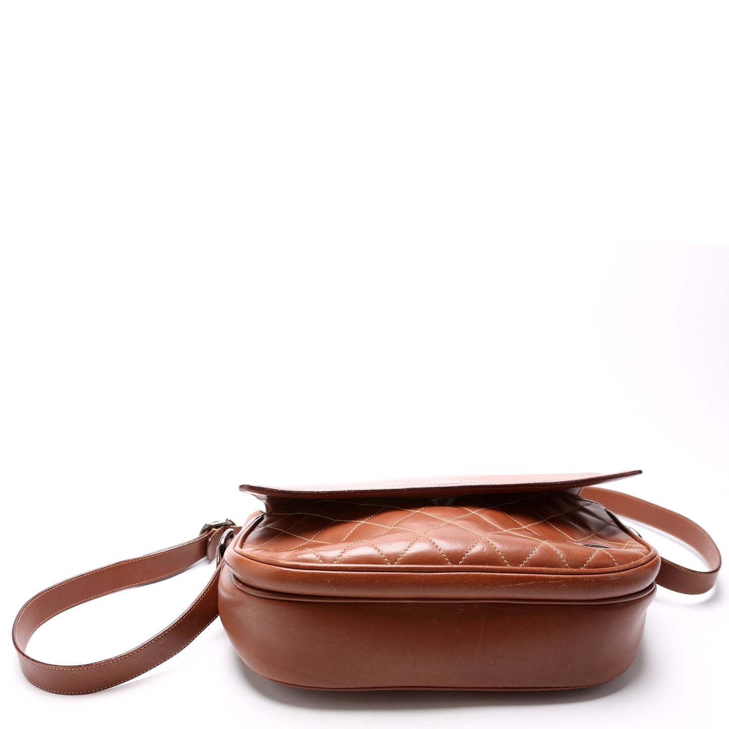 Gucci -   Leather Shoulder Bag Brown
