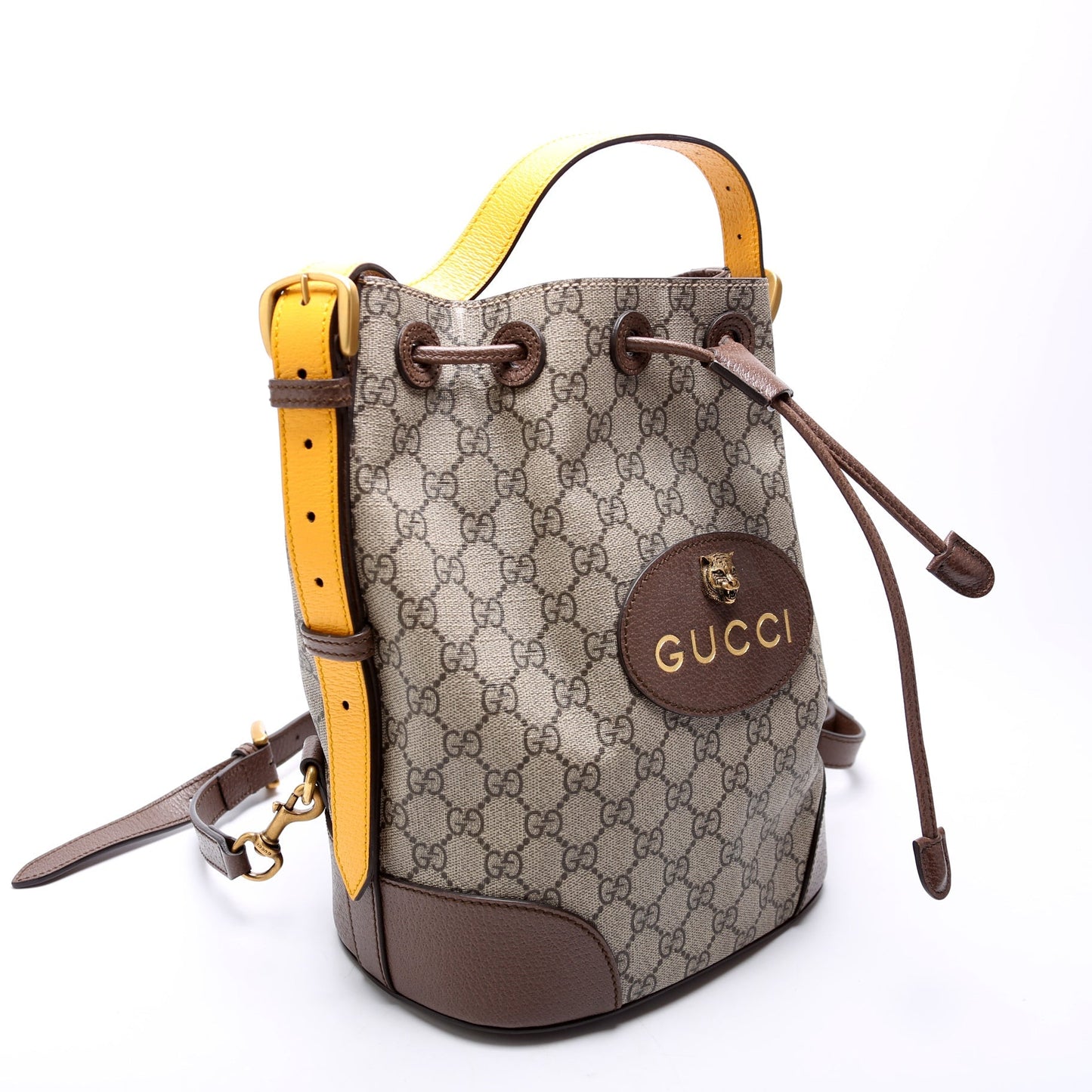 Gucci 473875 Neo   Drawstring Bucket Backpack Bag