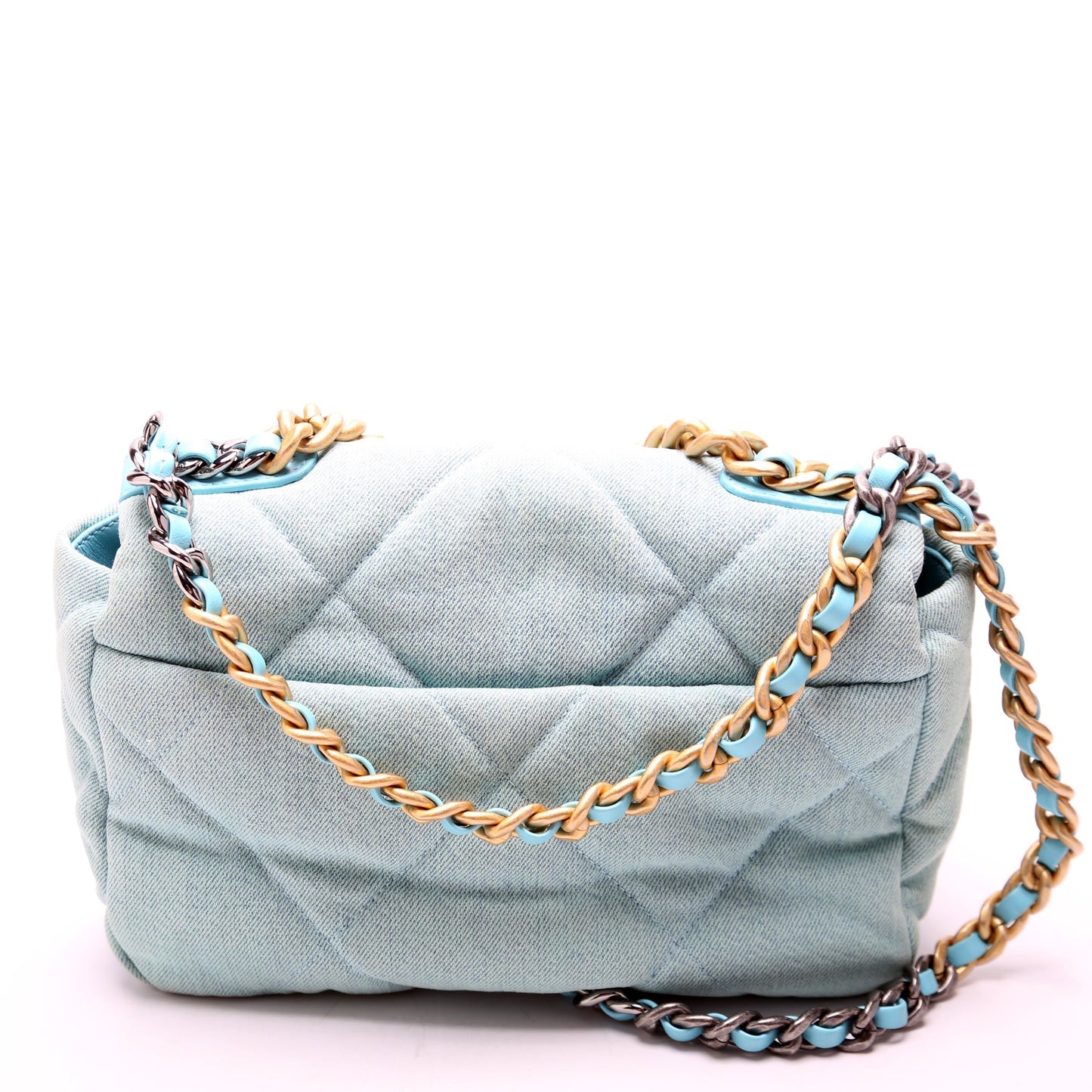 Chanel 19 Medium Denim 31M Blue Bag