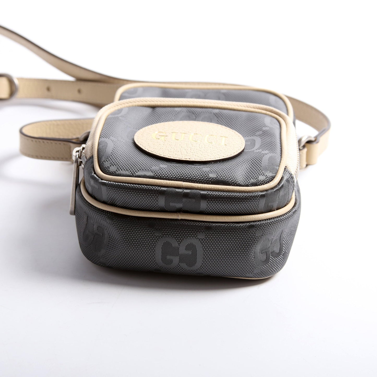 Gucci  GG Nylon Off The Grid Mini Shoulder Grey/Beige