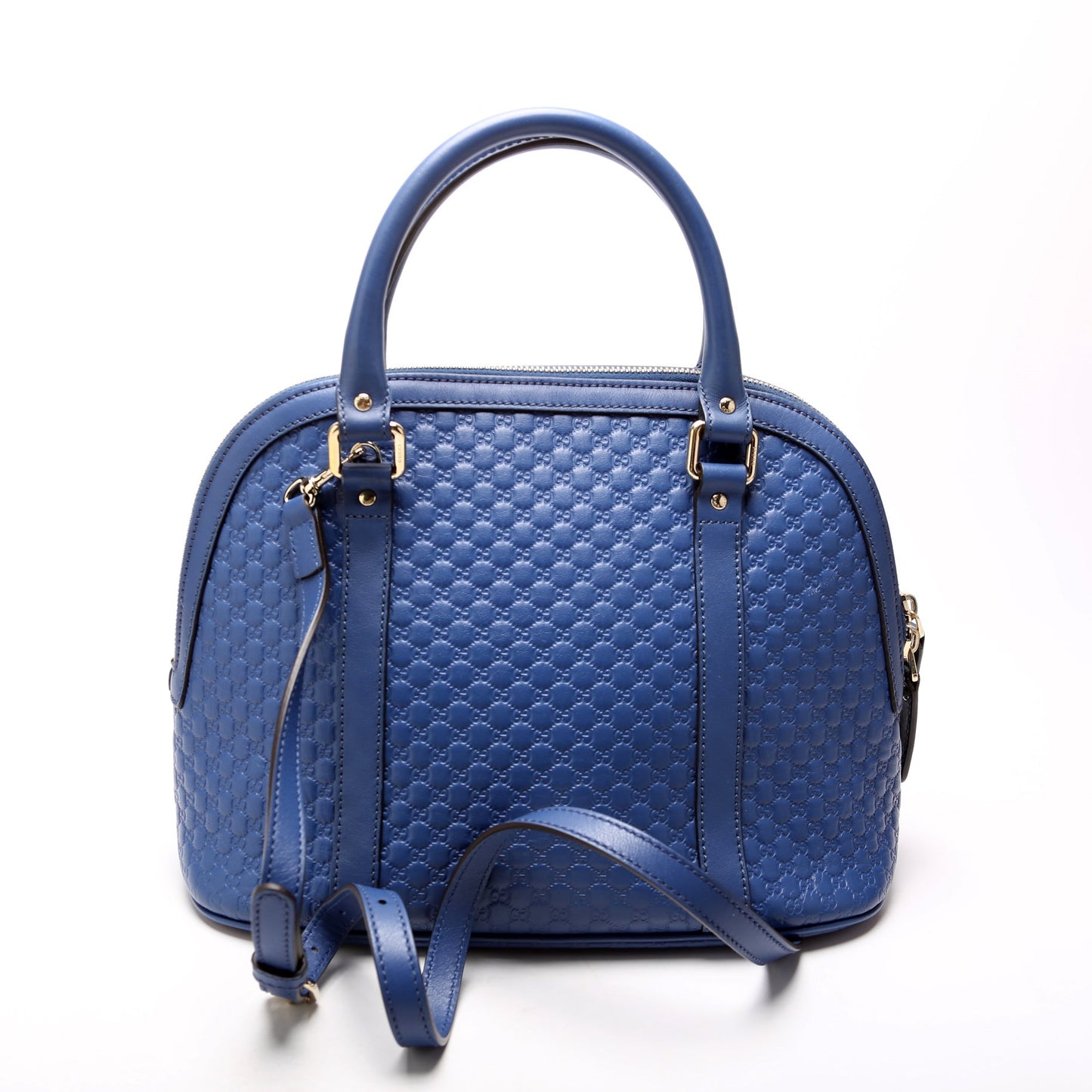 Gucci 449654 Mini Dome Blue Bag