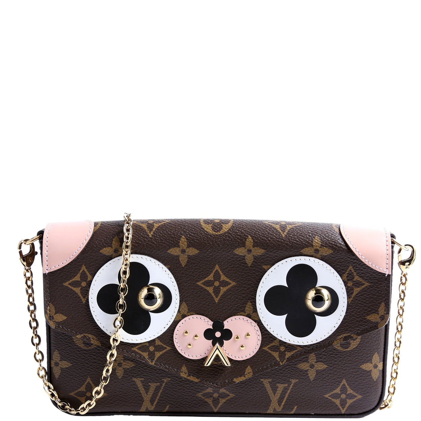 Louis Vuitton Pochette Felicie Valentine Dog Monogram