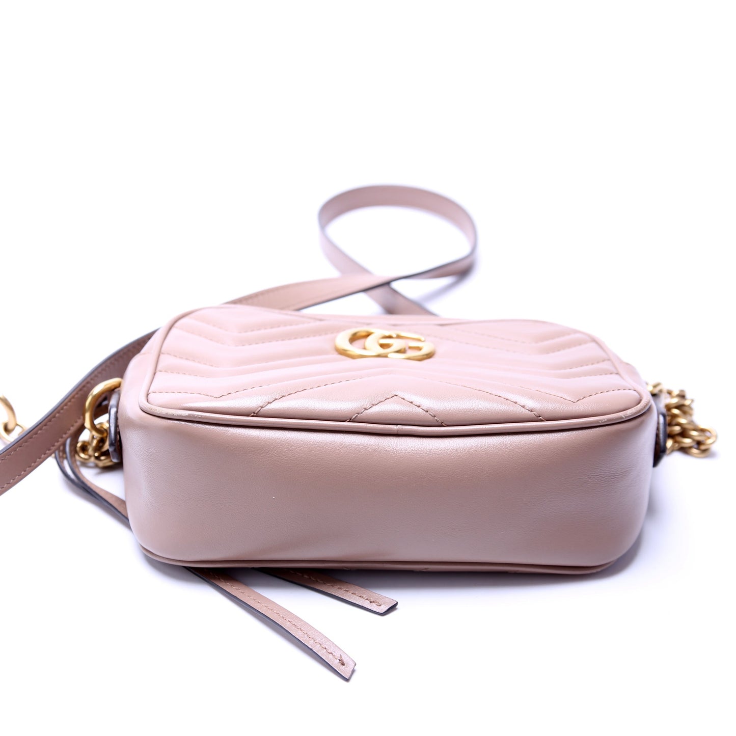 Gucci  Marmont Mini Camera Bag Tan