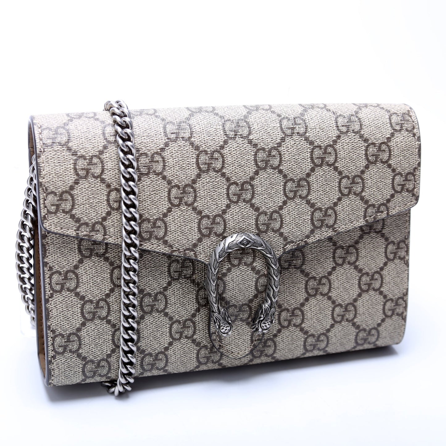 Gucci 401231 Dionysus Mini Wallet Tan Bag