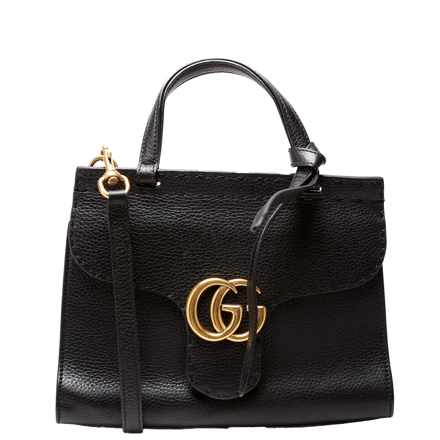 Gucci  Mini Marmont Top Handle Black