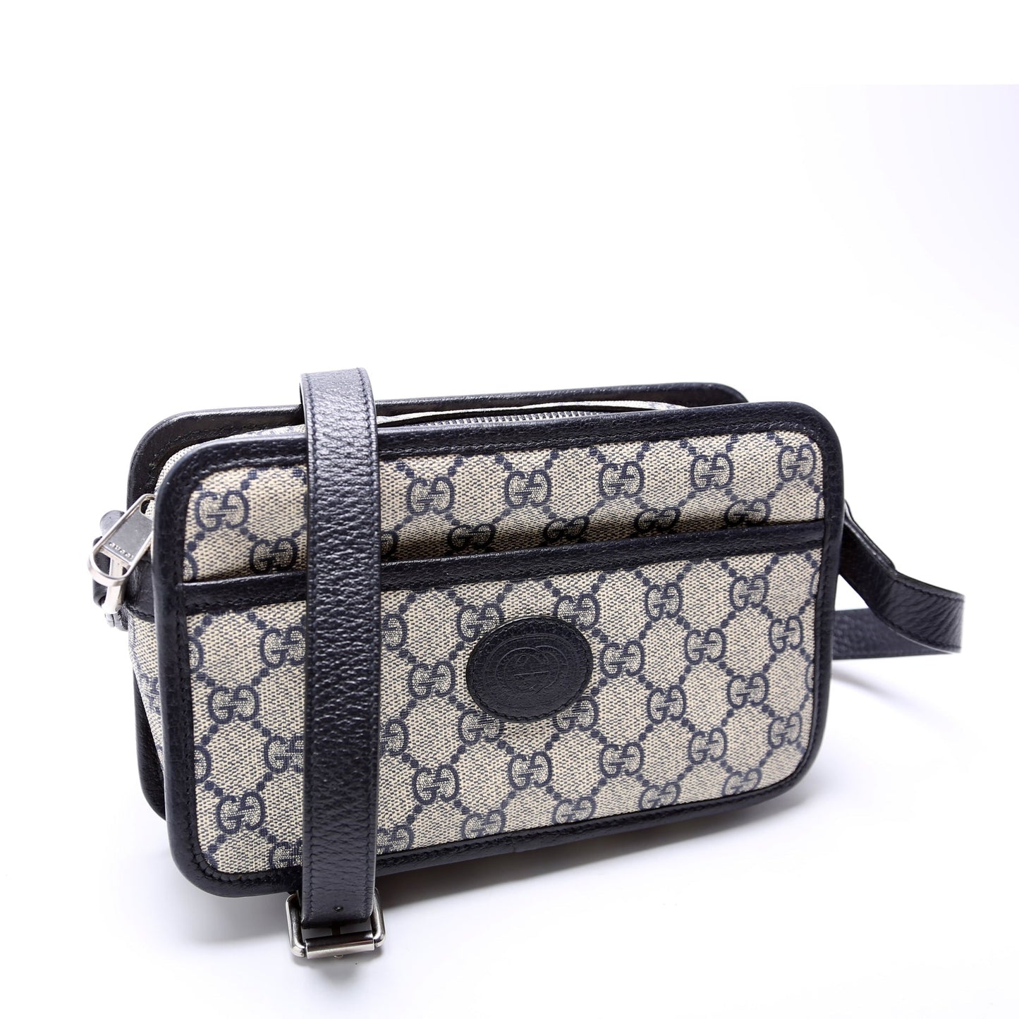 Gucci  GG Supreme Interlocking Mini Bag Blue
