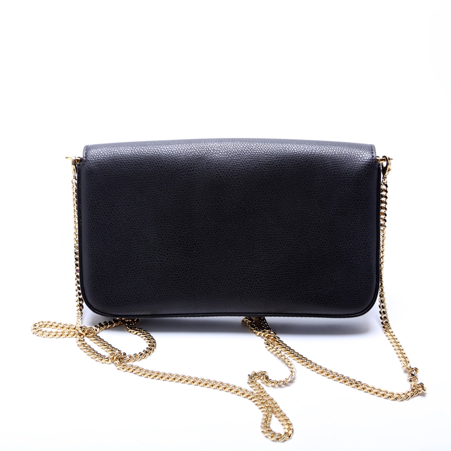 Fendi 8BS032A Wallet on Chain with Pouches Black Bag