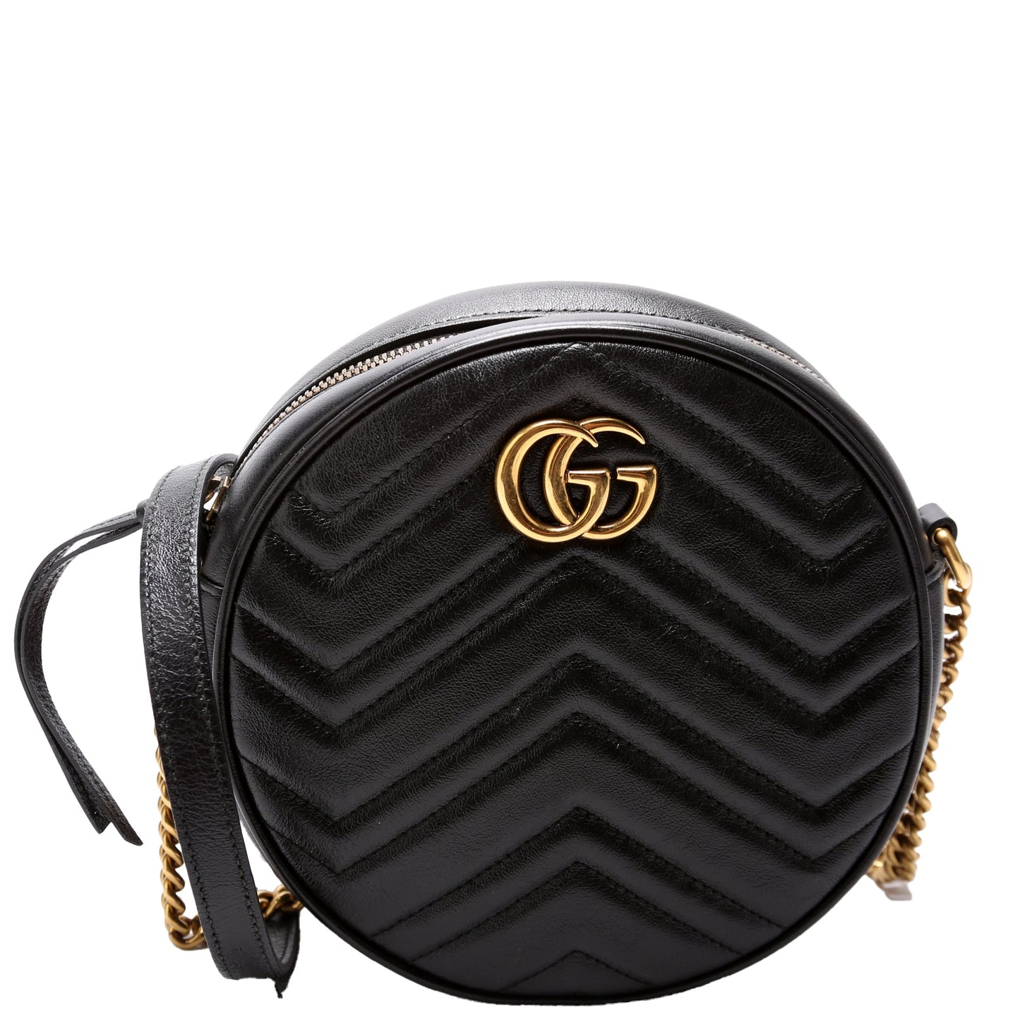 Gucci  Marmont Mini Round Black