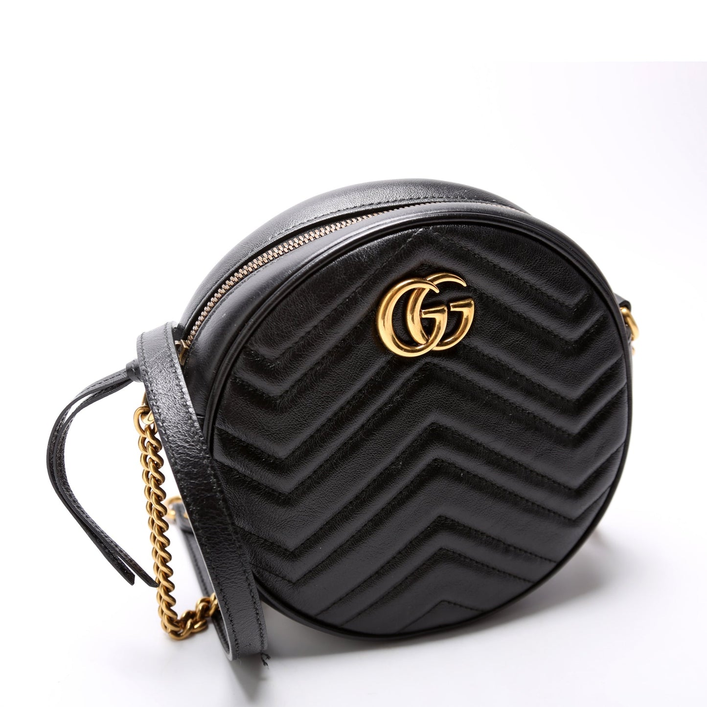 Gucci  Marmont Mini Round Black