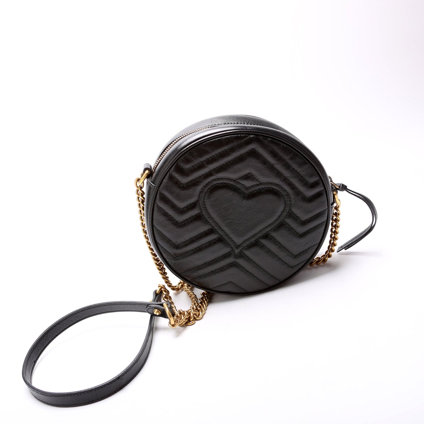 Gucci  Marmont Mini Round Black
