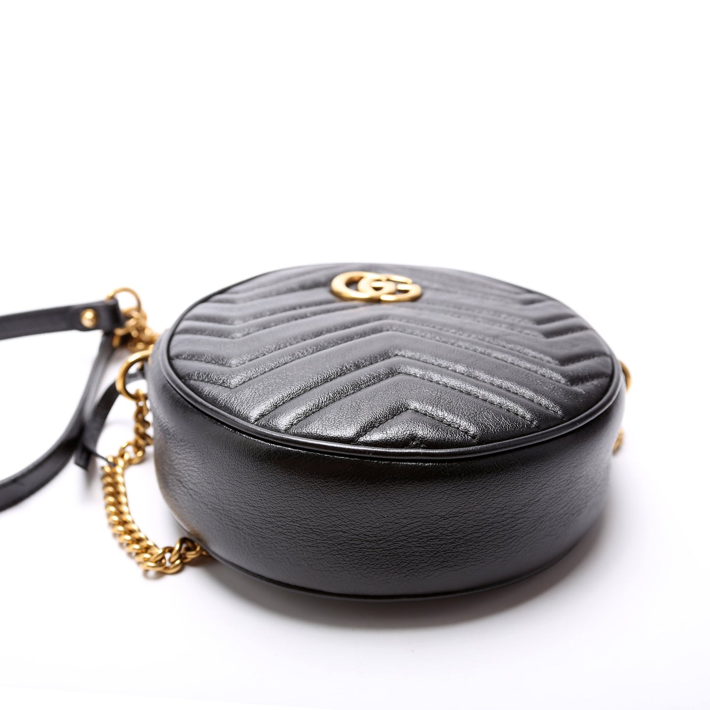 Gucci  Marmont Mini Round Black