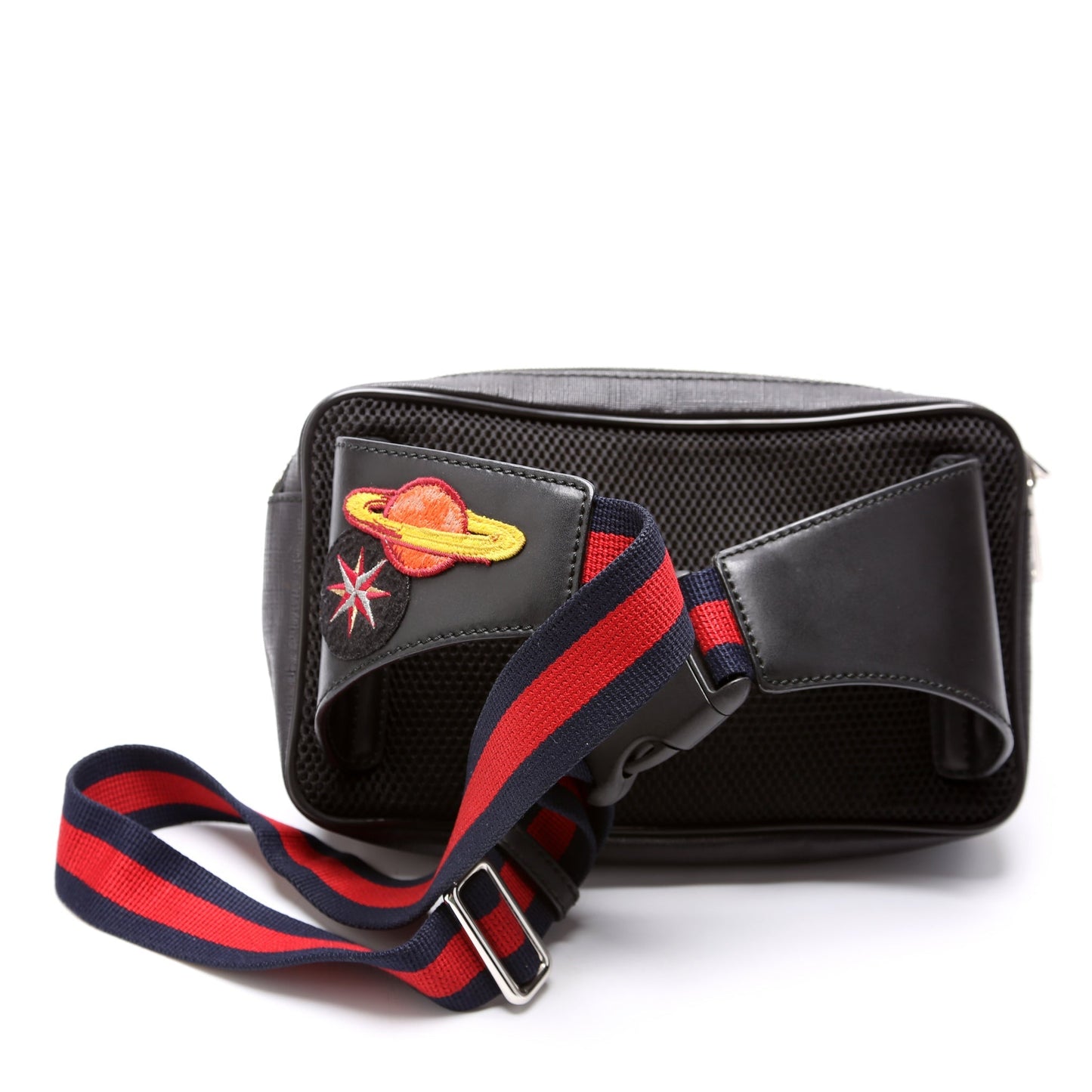 Gucci  Soft GG Supreme Night Courrier Belt Bag Black