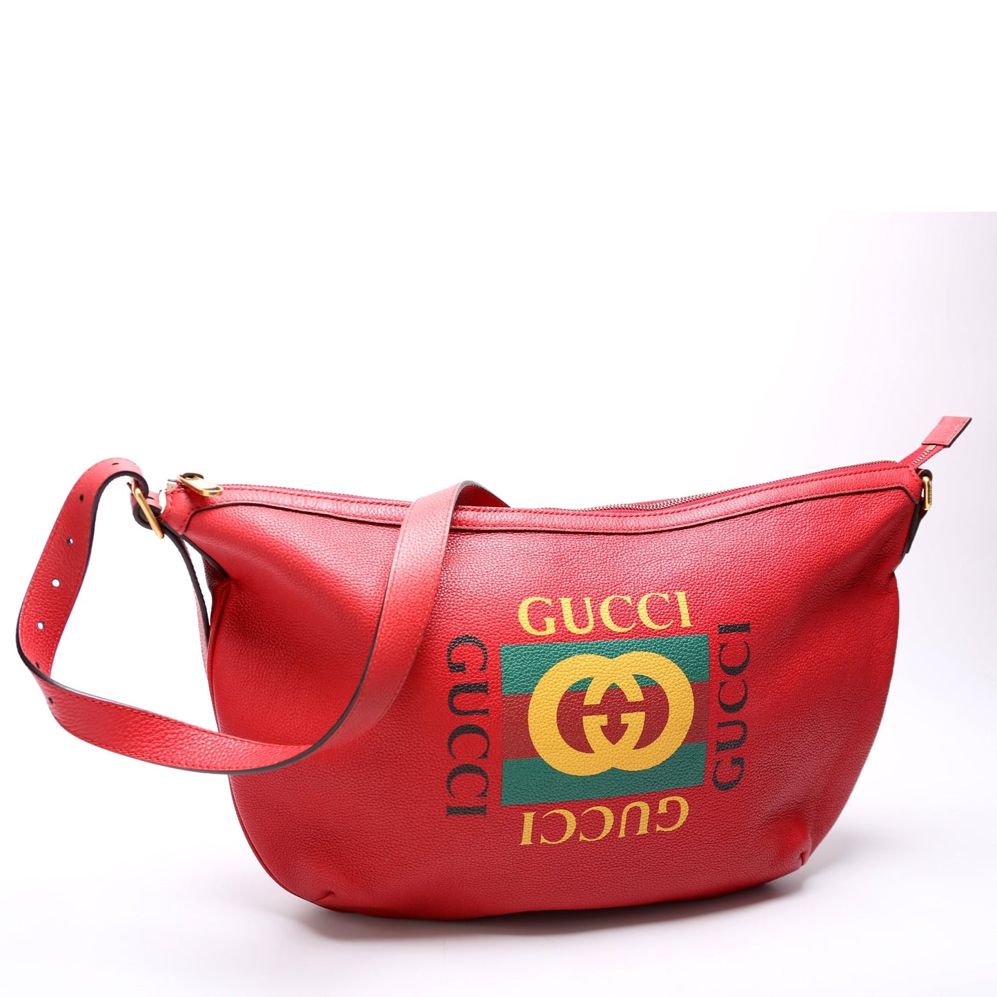 Gucci  Half Moon Bag Red