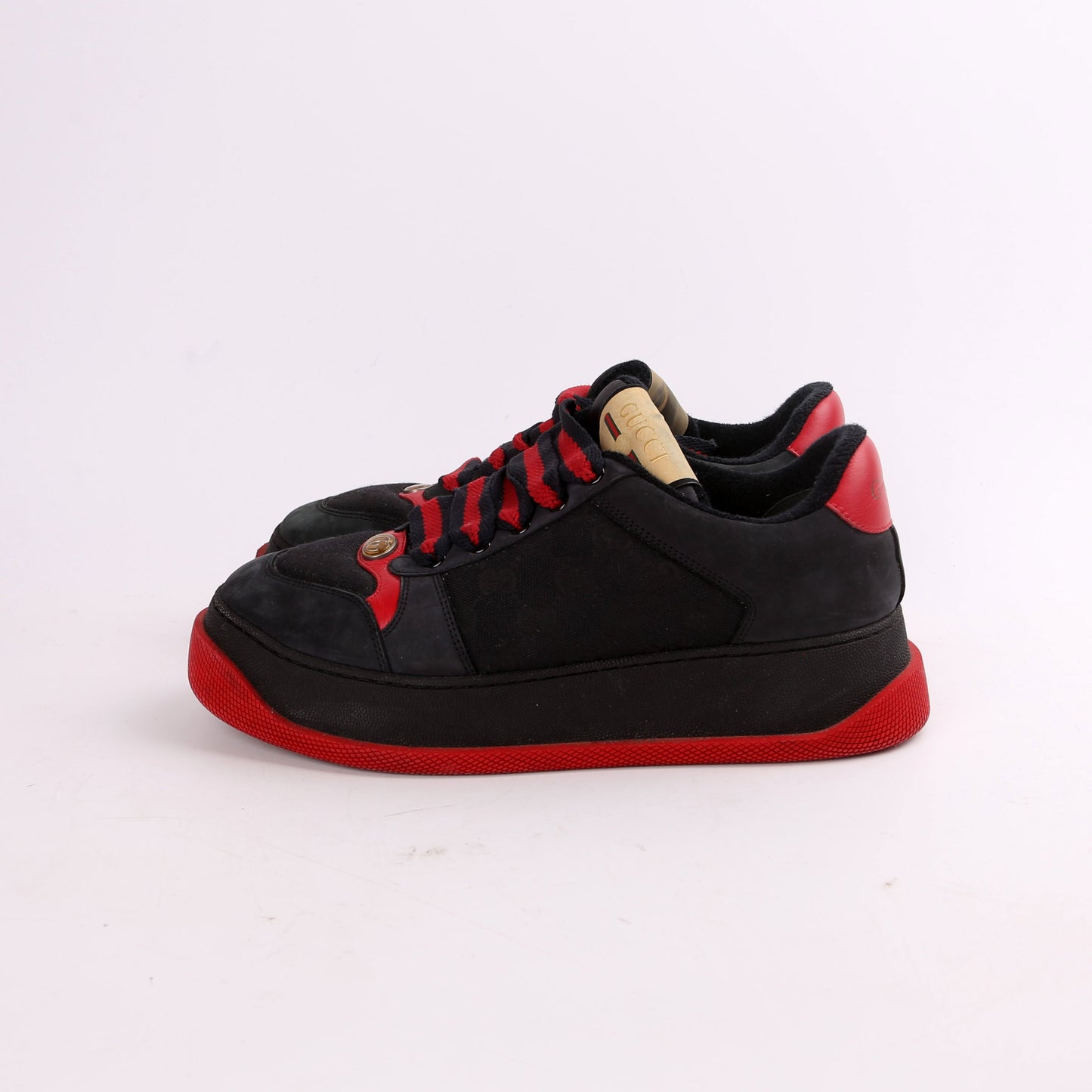 Gucci Double Screener Sneakers Size