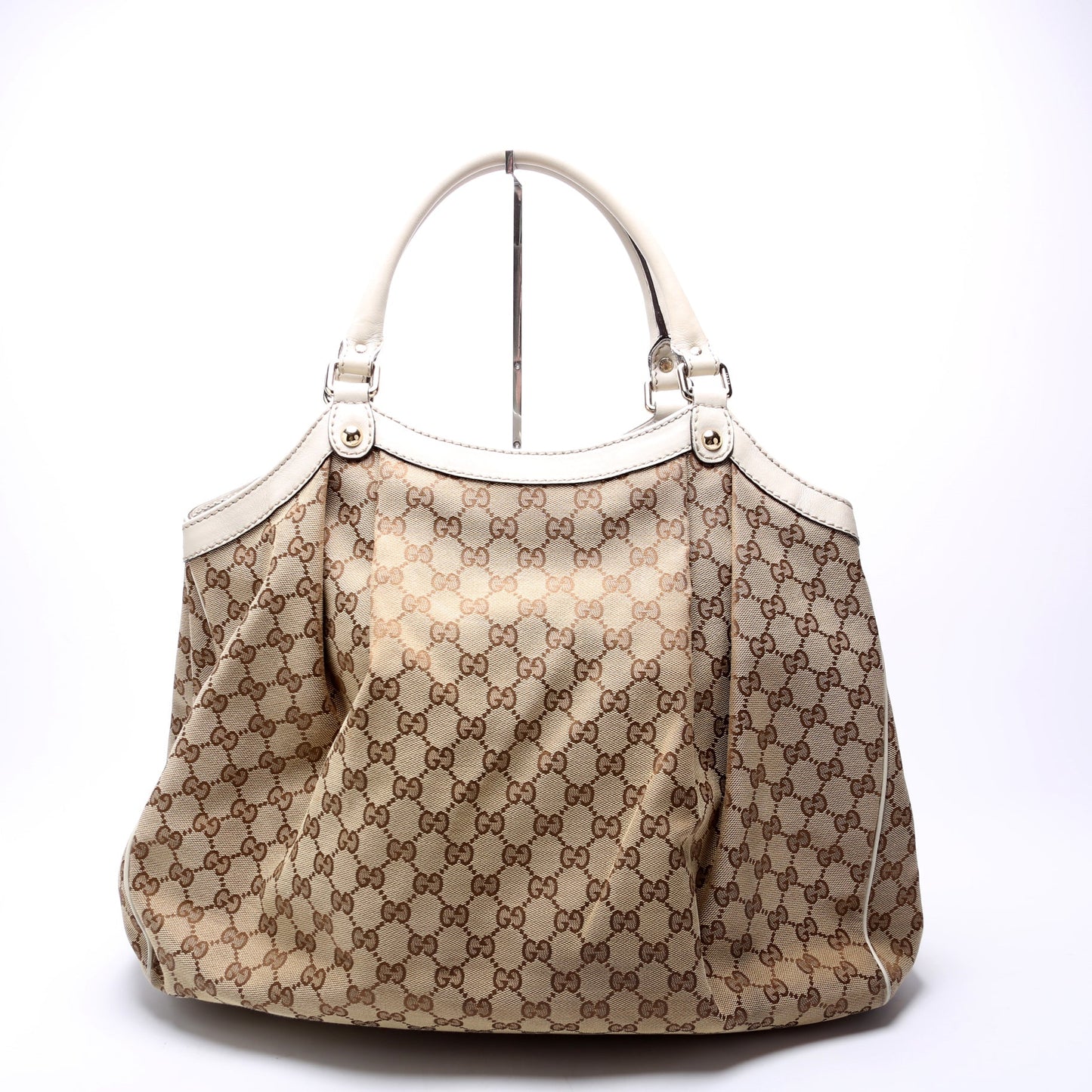 Gucci  Sukey GG Canvas Large White