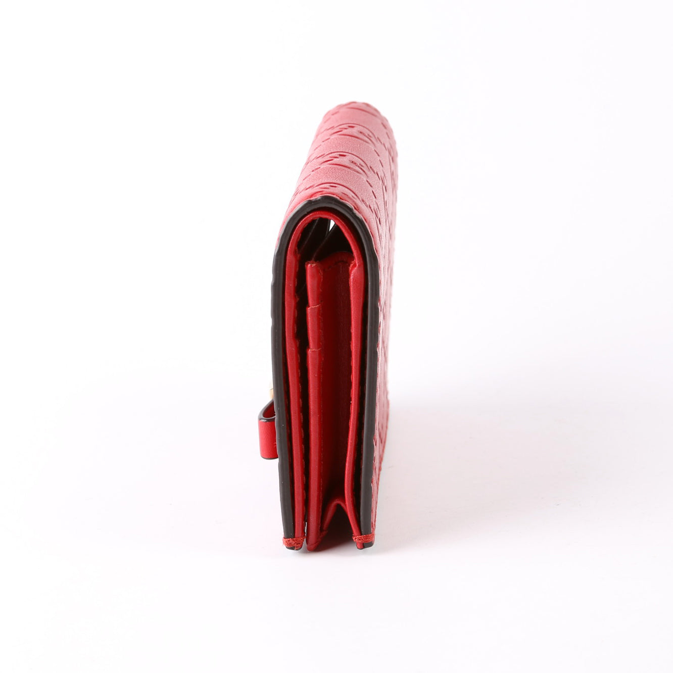 Gucci  Guccissima Card Holder Red