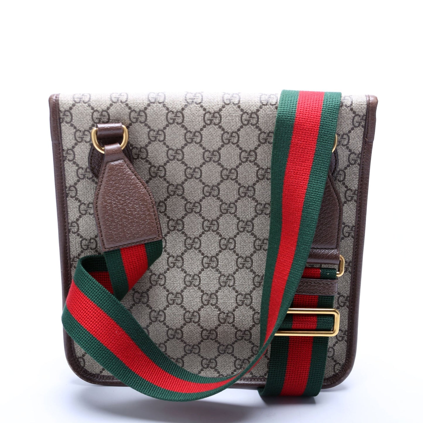 Gucci GG Supreme Neo   Messenger Brown Bag