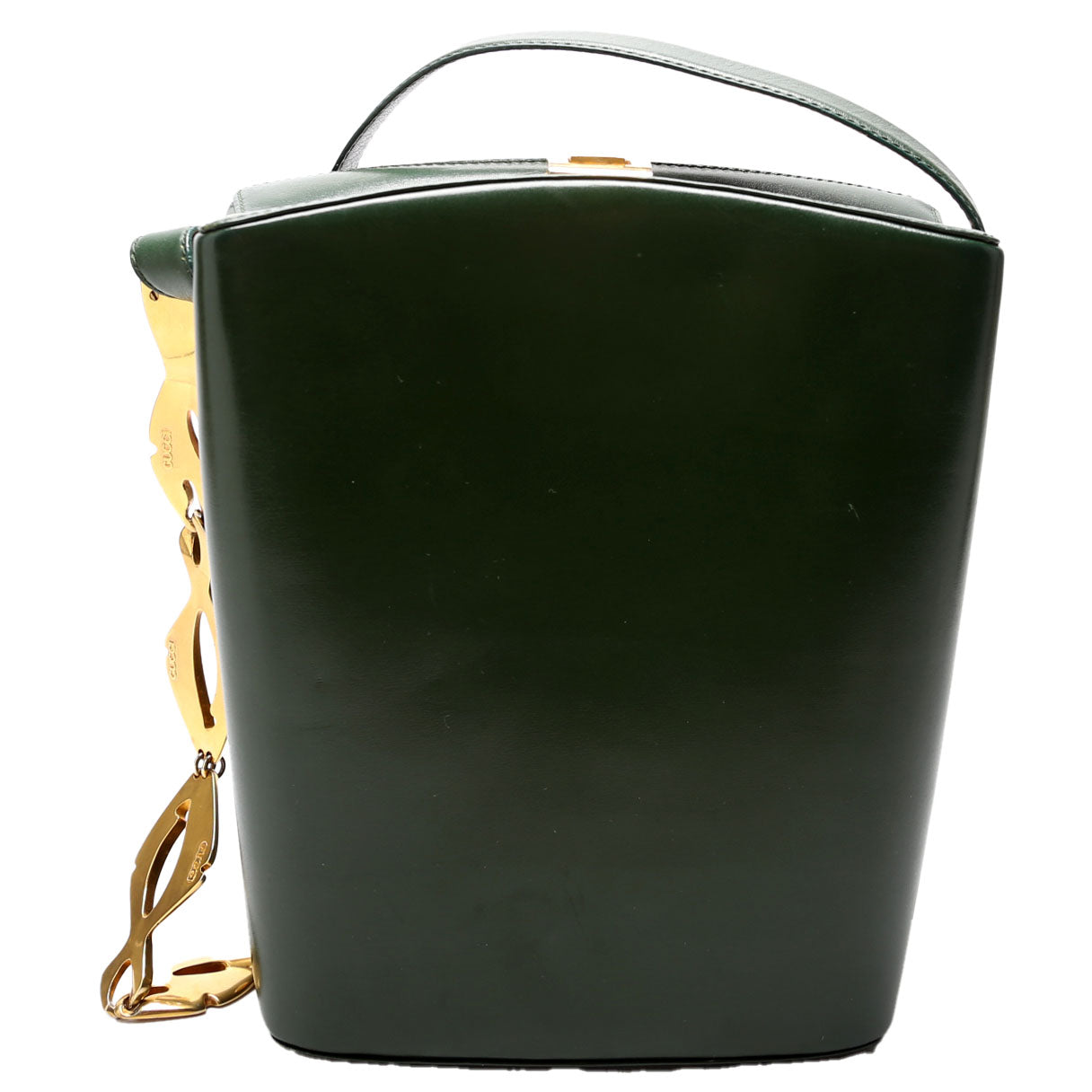 Gucci 001 2174 Box Shoulder   Green Bag