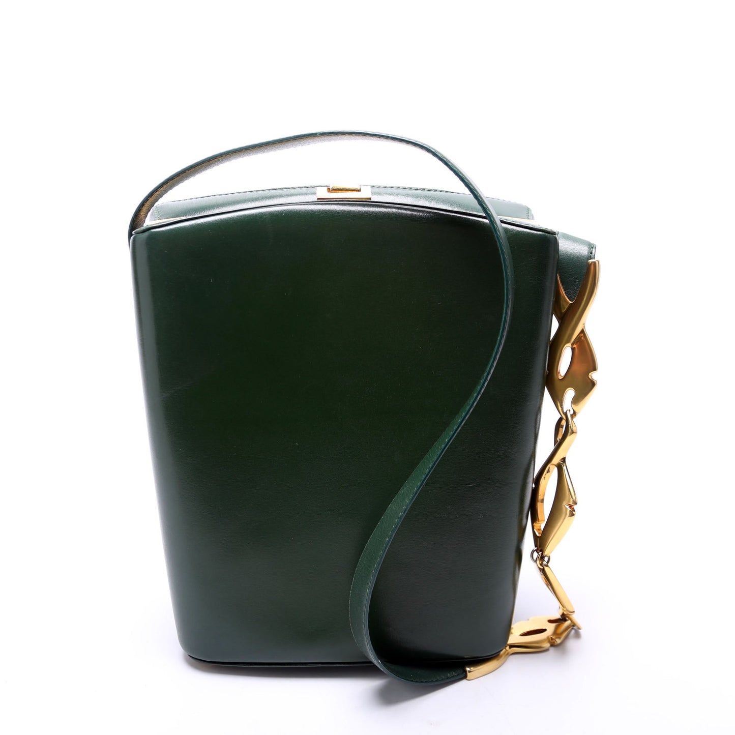 Gucci 001 2174 Box Shoulder   Green Bag