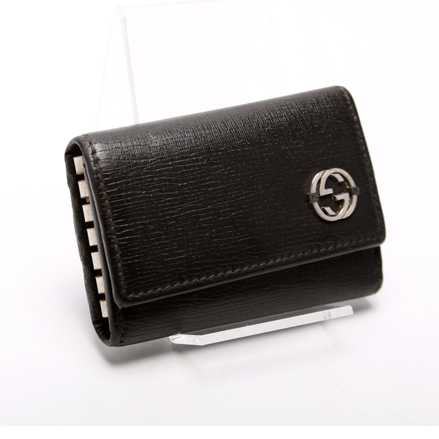 Gucci  Key Case Leather Black