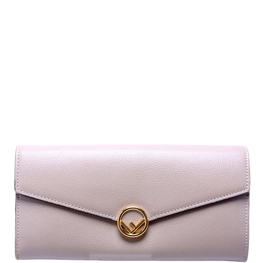8M0251 F Is Fendi Flap Wallet Taupe