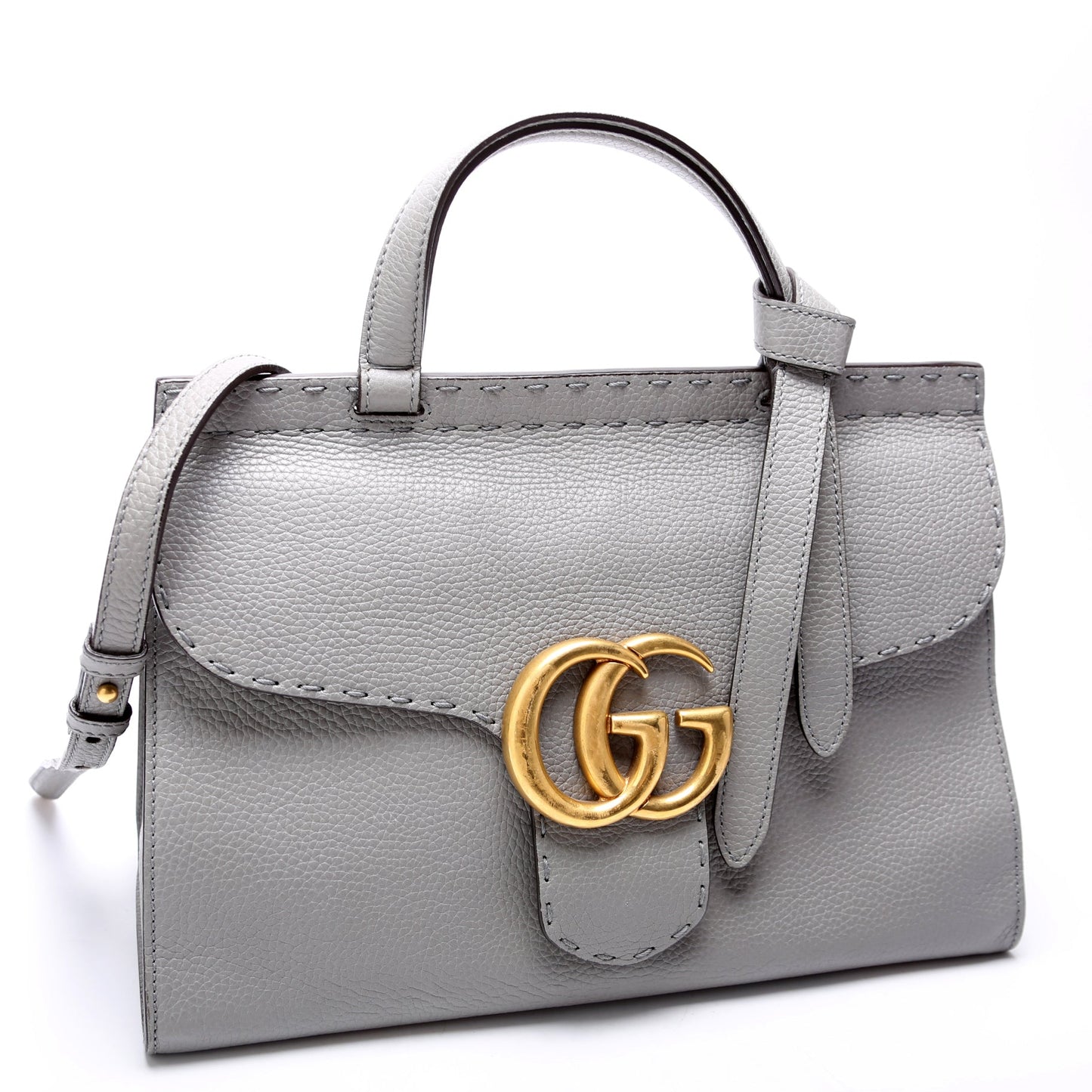 Gucci  Marmont Top Handle Small Grey
