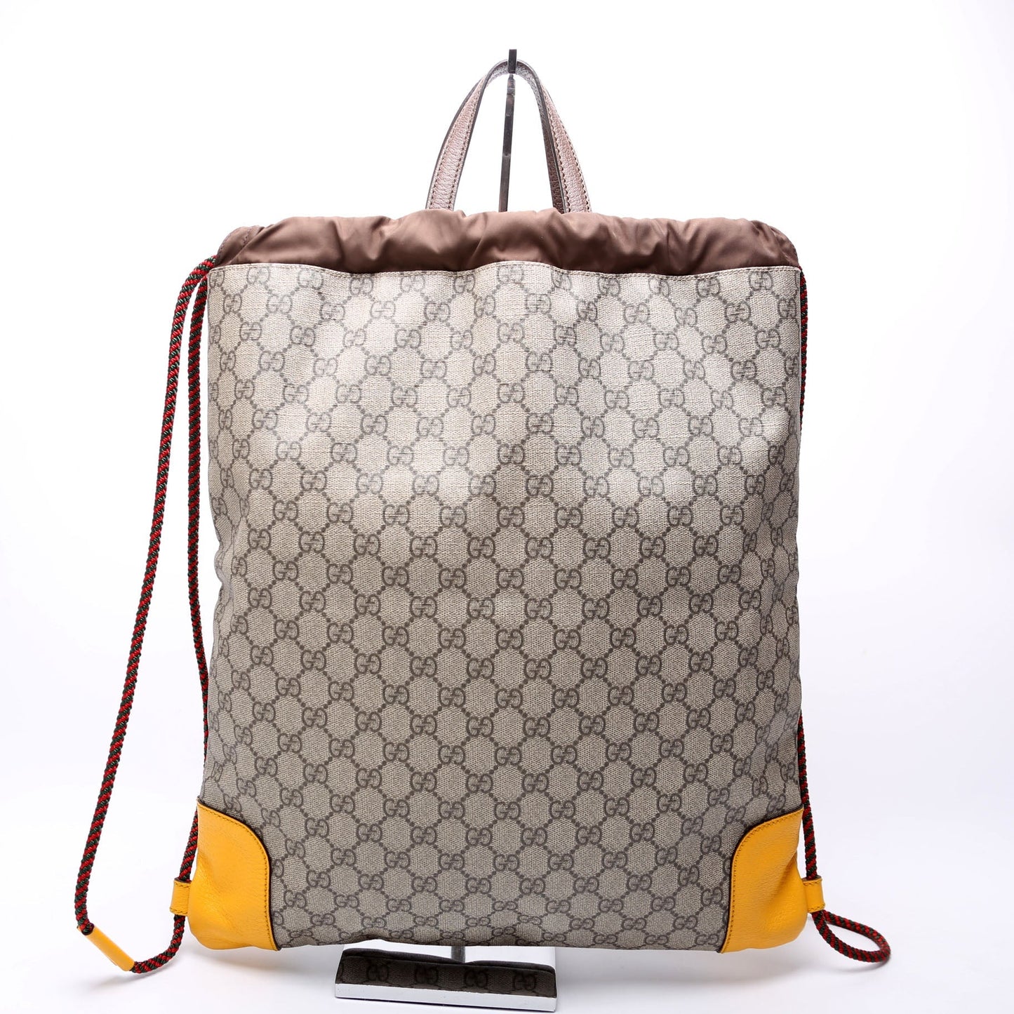 Gucci 473872 Neo   Drawstring Backpack Brown Bag