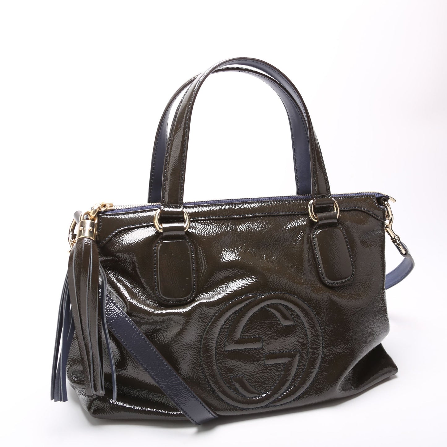 Gucci  Soho Small Top Handle Brown