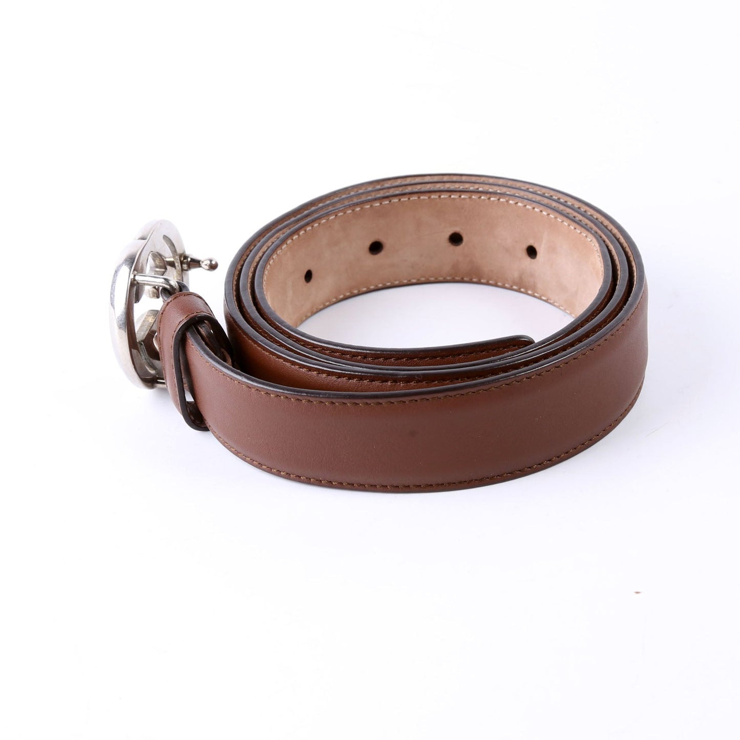 Gucci  Interlocking GG Thin Belt Size /