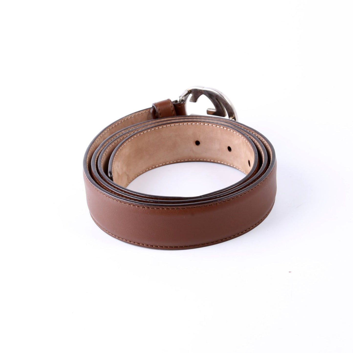 Gucci  Interlocking GG Thin Belt Size /