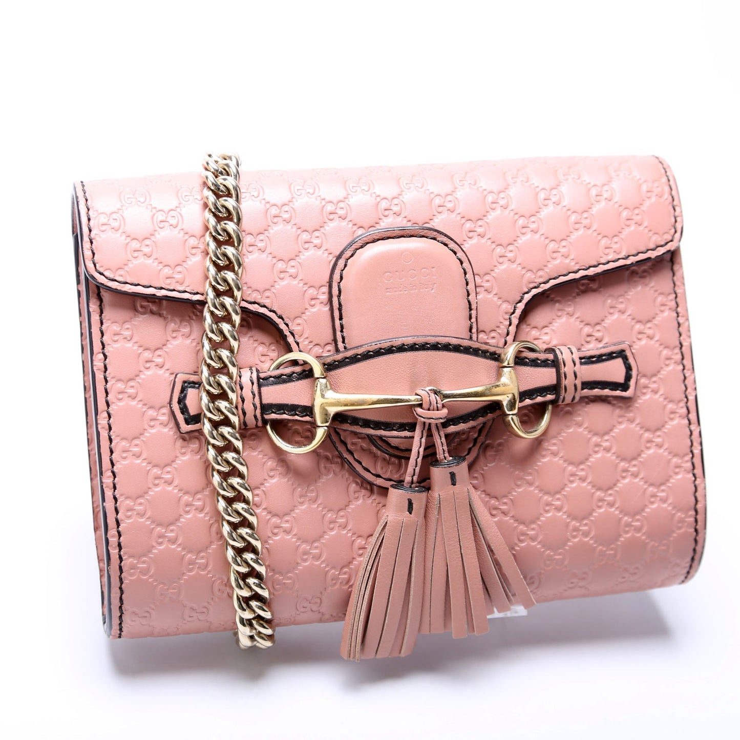 Gucci  Micro Guccissima Mini Emily Shoulder Pink