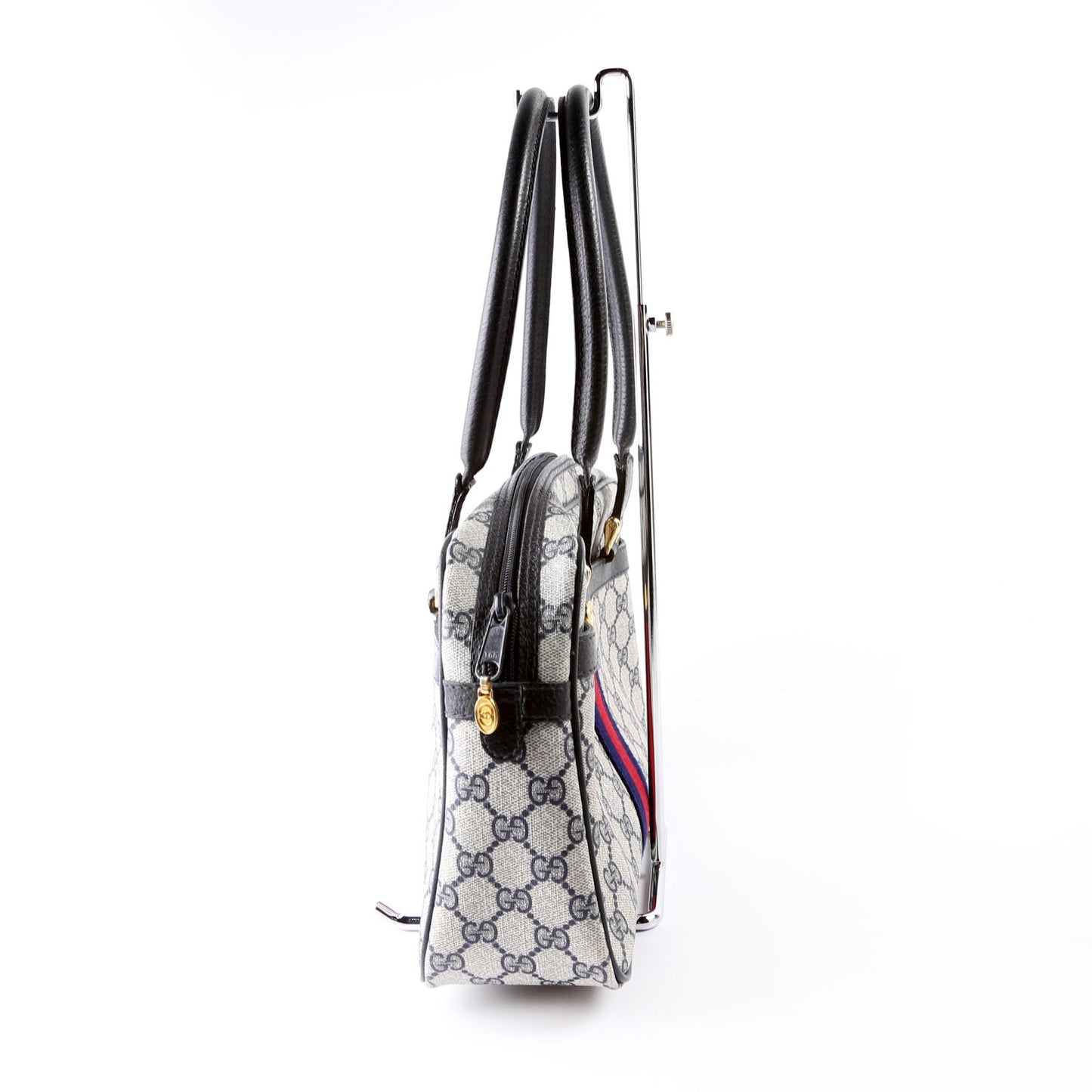 Gucci GG Supreme   Satchel Navy Bag