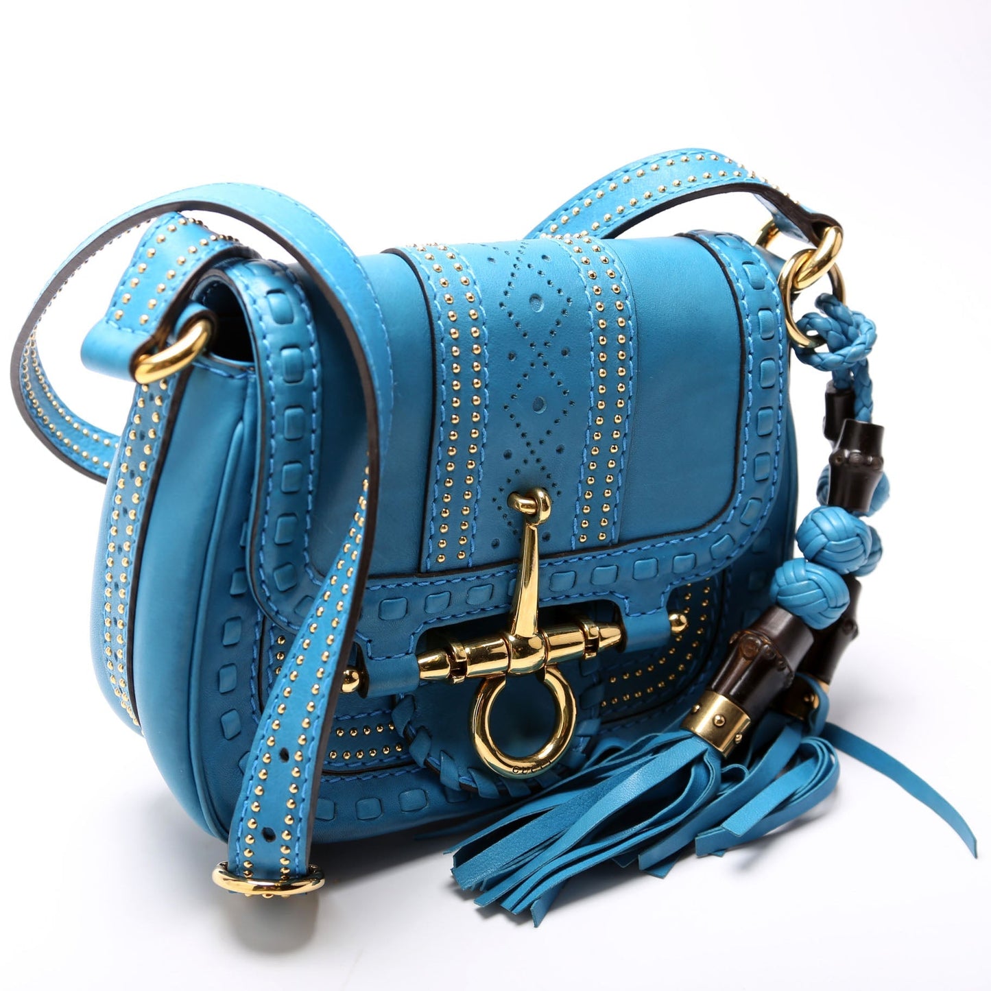 Gucci  Snaffle Bit Small Shoulder Blue