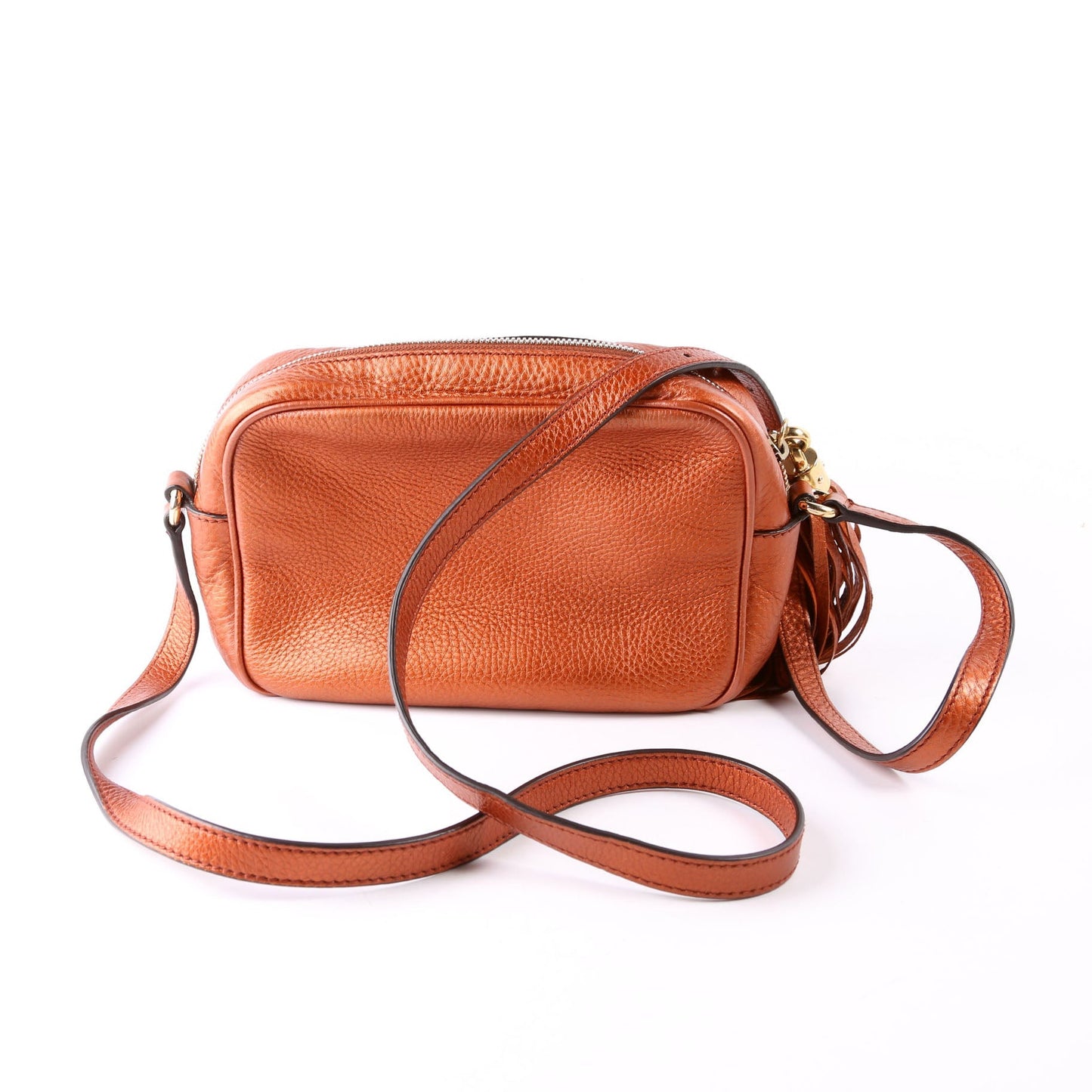 Gucci 308364 Soho Disco Crossbody Bronze Bag