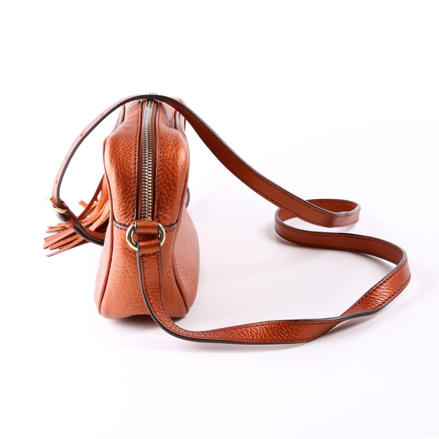 Gucci 308364 Soho Disco Crossbody Bronze Bag