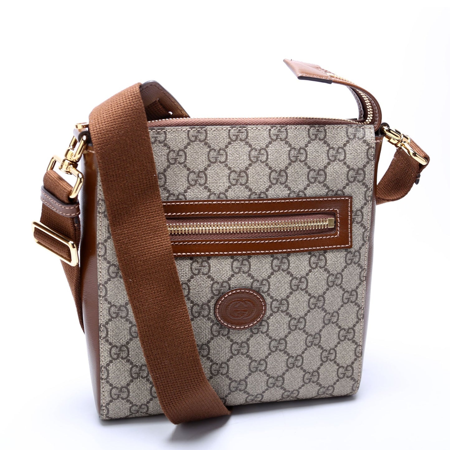 Gucci  GG Supreme Interlocking Messenger