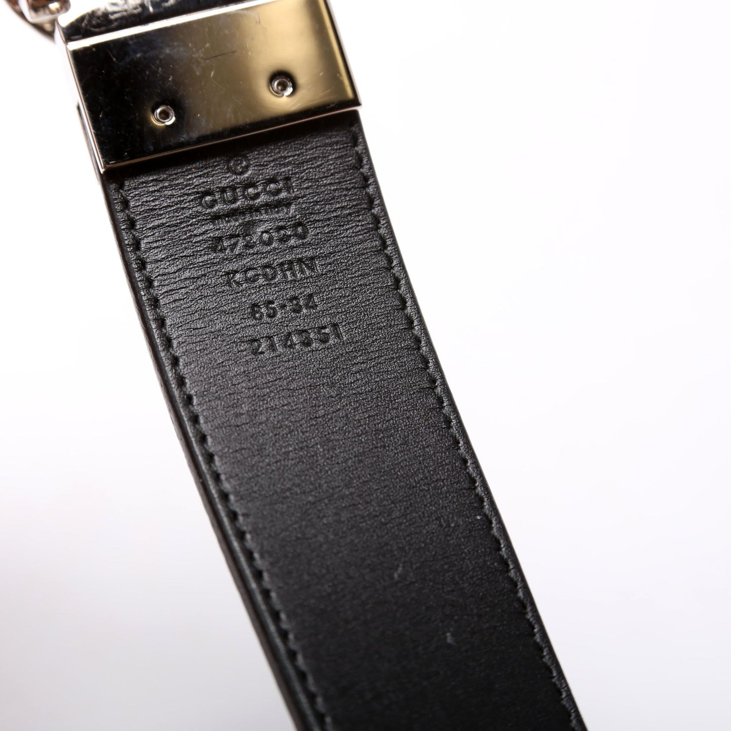 Gucci  GG Supreme Leather Reversible Size /