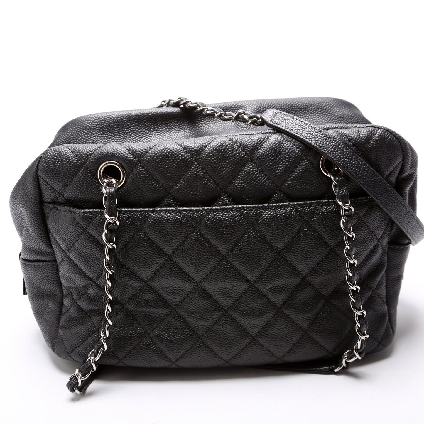Chanel CC Camera Case Flap Caviar 20M Black Bag