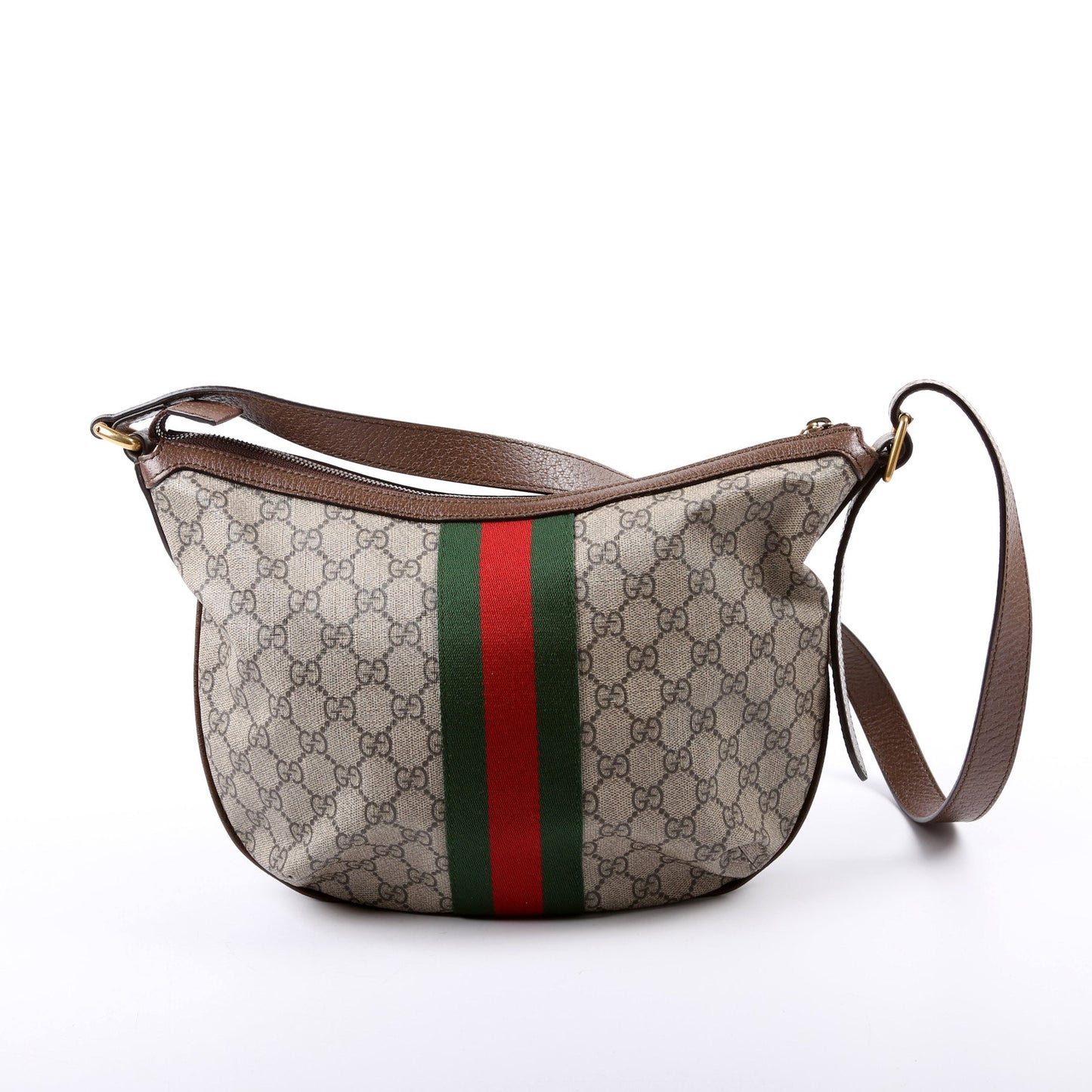 Gucci  Ophidia GG Supreme Small Shoulder Bag Brown