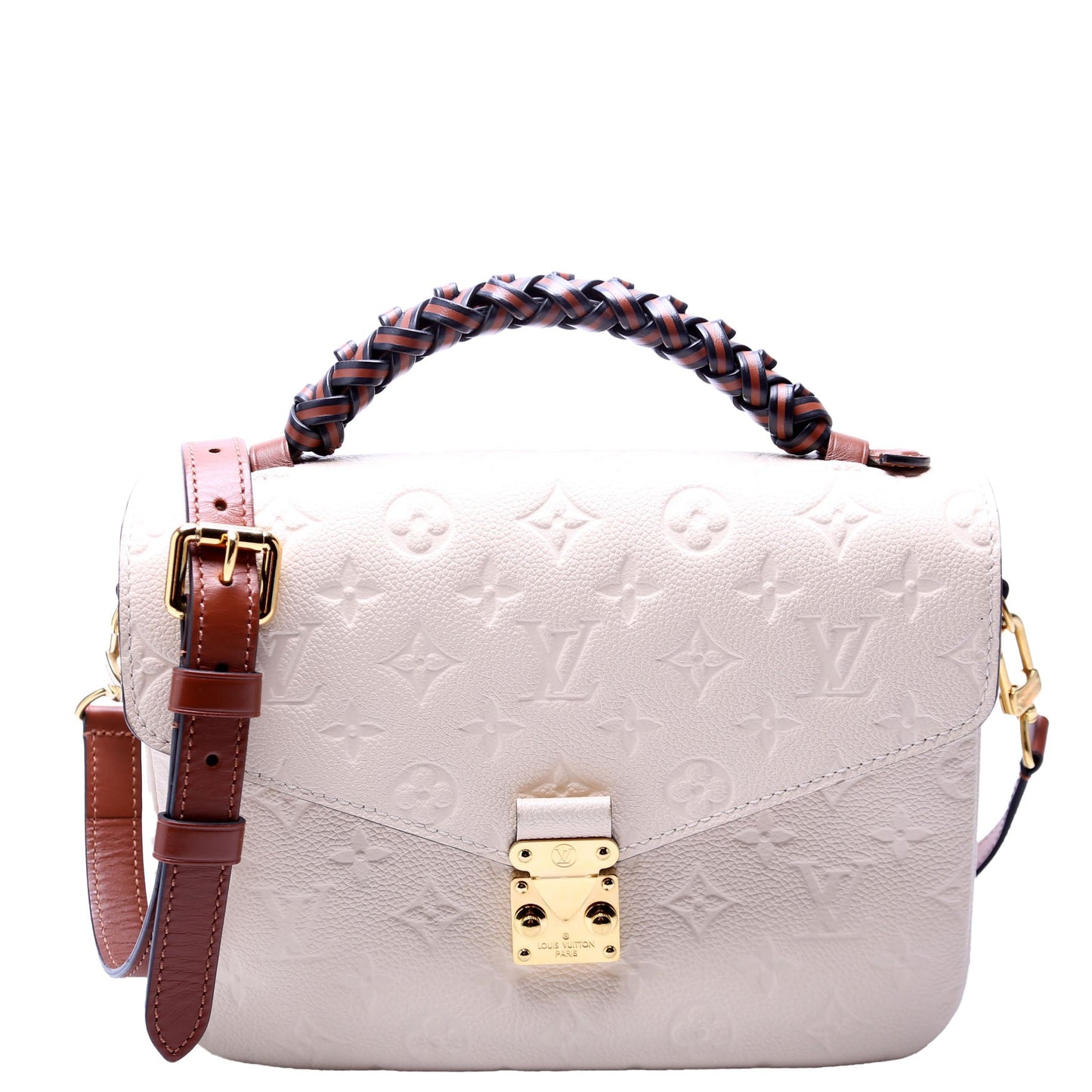 Louis Vuitton Pochette Metis Empreinte Braided Cream