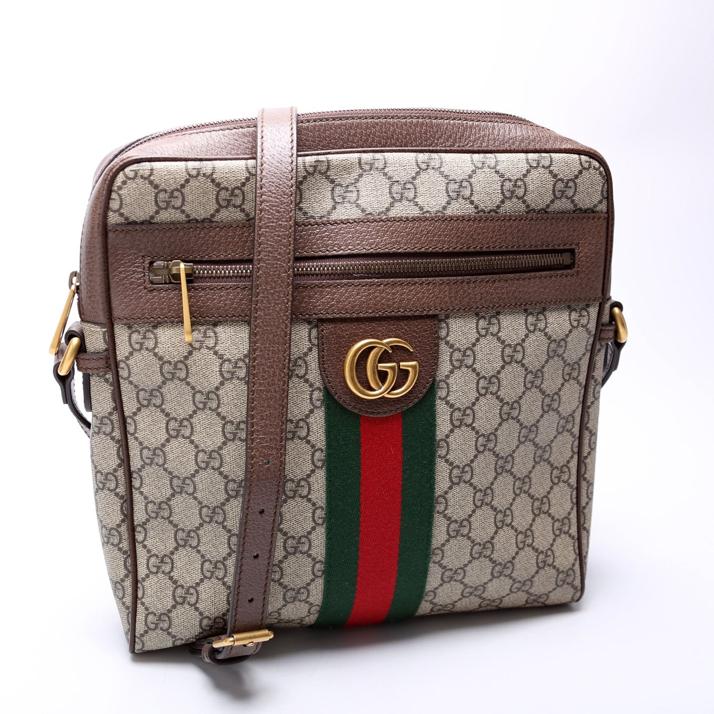 Gucci  Ophidia Messenger Medium Brown