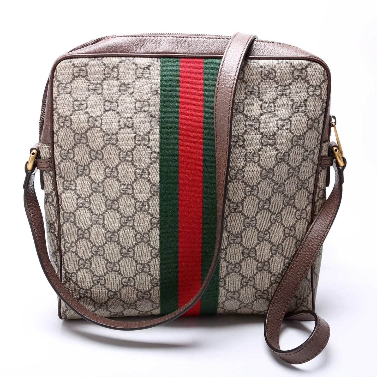 Gucci  Ophidia Messenger Medium Brown