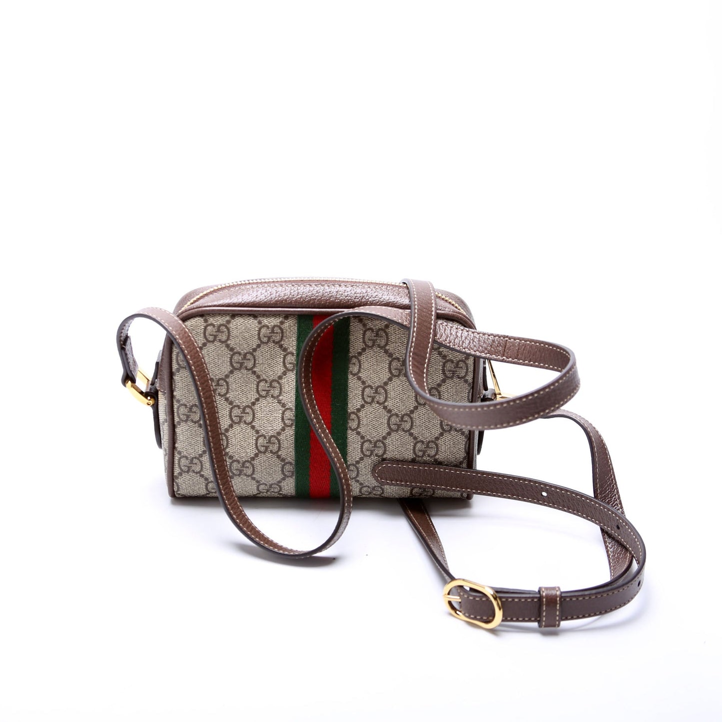 Gucci  Ophidia Small Shoulder Bag Brown