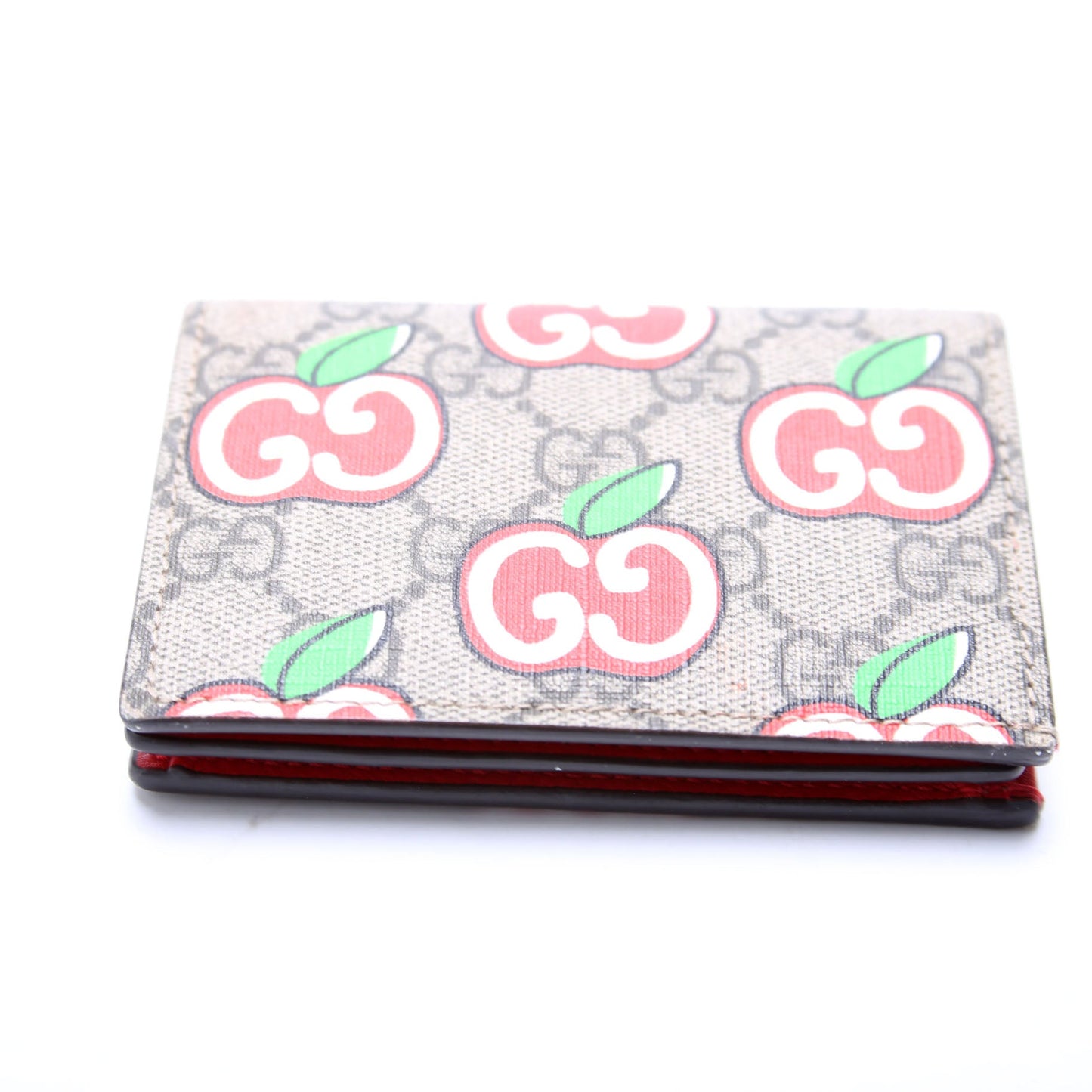 Gucci  GG Apple Card Case Red